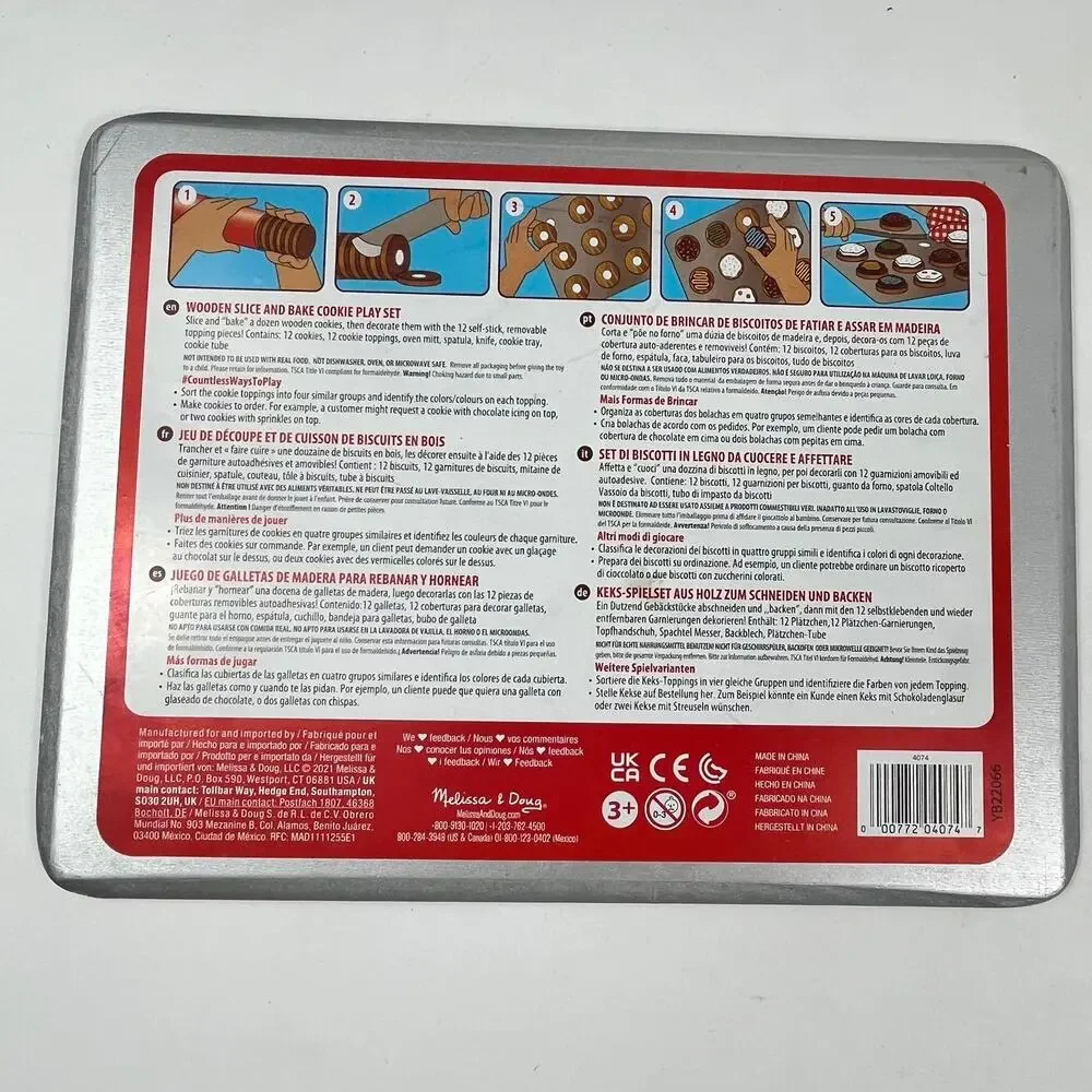 Melissa & Doug Wooden Cookie Baking Set ABC Popsicles Loaf Pan Bundle Complete